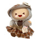 Doll Clothing - Babydoll Clothes Set Chic Outfit Handmade Garment Dress With Shoes And Accessories(No Doll), Brown-Lbb017