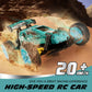 Tecnock RC Cars Remote Control Car for Kids, 1:18 Scale 20 KM/H 2WD Offroad Buggy, 2.4GHz RC Racing Car with USB-C Easy Charging