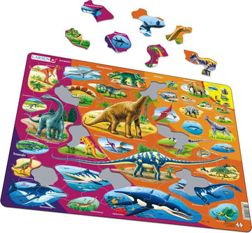 Larsen Puzzles Nature History 85 Piece Children'S Educational Jigsaw Puzzle
