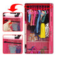 Nokutip 161 Pcs 11.5 Inch Girl Doll Closet Wardrobe With Clothes And Accessories Including Wardrobe Shoes Rack Clothes Dress Swi