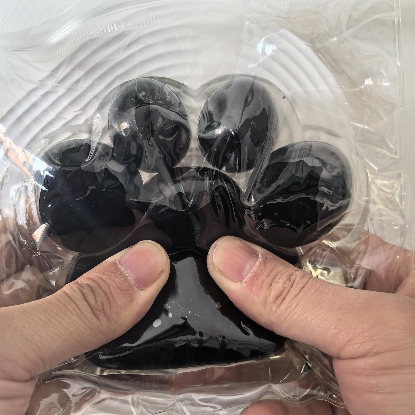 Big Cat Paw Squishy Toy, Black Cat Paw Squeeze Toys, 5.2in Squishy Stress Relief Toy,Pinching Squishy, Executive Desk Toys Squis