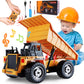 Mqdmini Rc Dump Vehicle Toy For Kids - Remote Control Car For 6+ Year Old Boys Girls, Kids Beginner Car Tractor Vehicle, Recharg