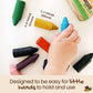 Honeysticks 100% Pure Beeswax Crayons (12 Pack) - Non-Toxic Crayons, Safe For Babies And Toddlers, For 1 Year Plus, Handmade In New Zealand With Natural Beeswax And Food-Grade Colors, Eco-Friendly.