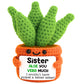 Gifts For Sister Mothers Day Positive Crochet Aloe Vera Emotional Cheer Support Crochet Mini Handmade Birthday Gift For Sister G
