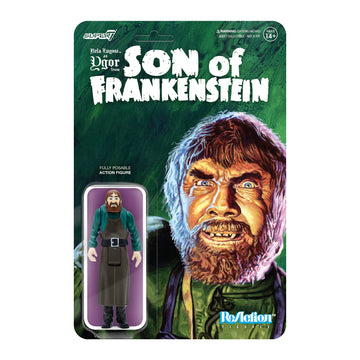 Super7 Universal Monsters Son Of Frankenstein Ygor - 3.75' Universal Monster Movies Action Figure Classic Movie Collectibles And Retro Toys