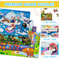 18 Pack 30 Pieces Puzzles For Kids Ages 3-8 Wooden Kids Puzzles Toddler Puzzles Ages 3-5 Educational Learning Toys Set For Kids Boys And Girls