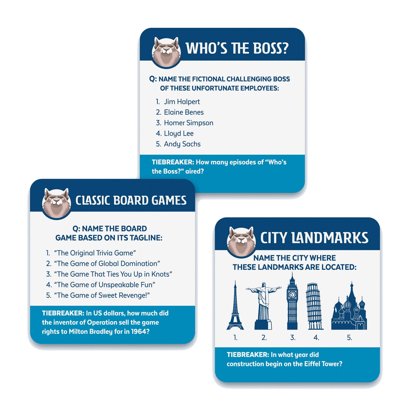 Gray Matters Games Trivia Game - The Game of Wolf for Friends & Families, Gray, Paper Material