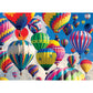 KODAK PREMIUM PUZZLES 1500 Piece Jigsaw Puzzle - Hot Air Balloons Above The Clouds, Multi Colored, 23" x 33", Model 8900ZZAY