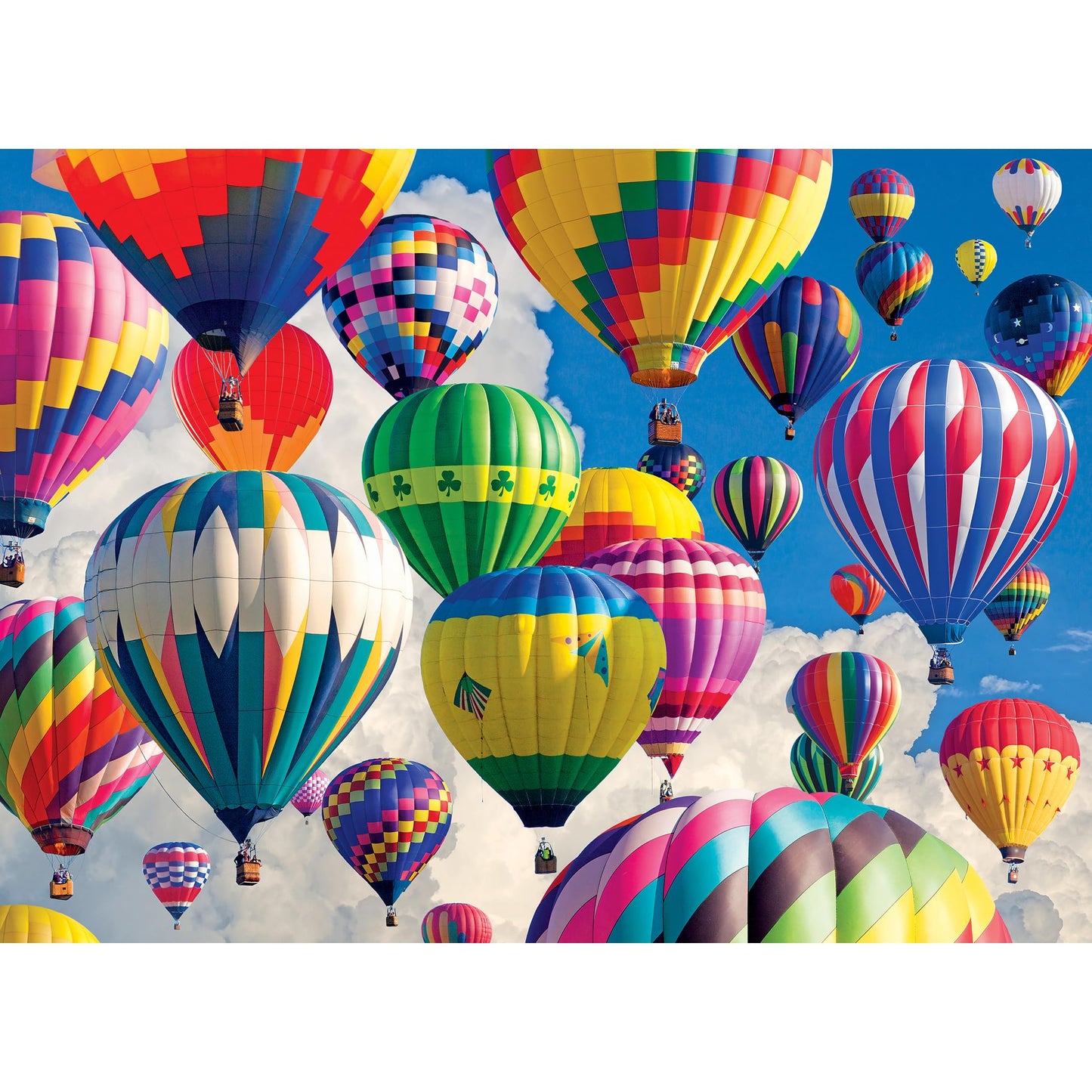 KODAK PREMIUM PUZZLES 1500 Piece Jigsaw Puzzle - Hot Air Balloons Above The Clouds, Multi Colored, 23" x 33", Model 8900ZZAY