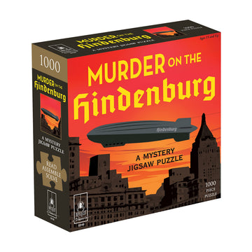 Murder Mystery Party, Classic Mystery Jigsaw Puzzle, Murder On The Hindenburg, 1,000 Piece Jigsaw Puzzle