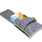 6 Piece Tegu Pocket Pouch Prism Magnetic Wooden Block Set, Tints