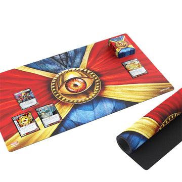 Marvel Champions Doctor Strange Game Mat | Slip-Resistant 24' By 14' Rubber Mat | Designed For Use With Marvel Champions The Card Game | Compatible With Other Tcgs And Lcgs | Made By Gamegenic