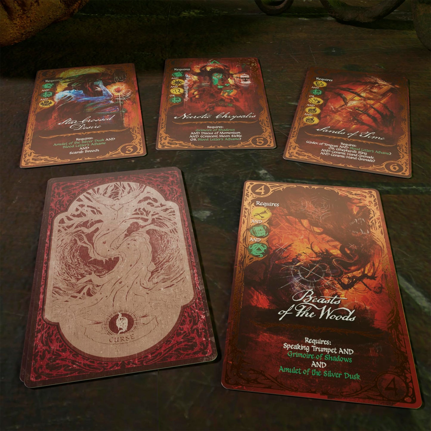 Avalon Hill Betrayal Deck of Lost Souls Card Game | Tarot-Inspired, Medium, Plastic, Blue, Ages 12+, 3-5 Players, 20 Mins.