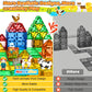Magnetic Tiles Toys With Farm Animals For 3+ Year Old Toddler, Magnetic Blocks Building Toys For Kids Ages 3-5 5-7 Girls Boys, C