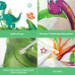 Ayearparty Dinosaur Backdrop for Boys Birthday Dino Themed Party Decorations Scales Photography Photo Studio Booth Banner Kids B