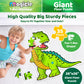 Dinosaur Giant Floor Puzzle With Sounds, 35 Piece Extra Thick Puzzle Toys For Ages 5-7, Puzzles For Kids Ages 4-6, Dinosaur Toys