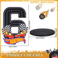 MiniInflat Race Car 6th Birthday Number Sign Centerpiece Race Car Theme 6th Birthday Party Supplies Wooden Table Decoration Phot