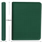 WUTONMU enhanced 9-Pocket Zippered Trading Card Binder  540 Pockets Double-Sided Side-Loading Card Organizer Album  PU Leather Card Holder Protector for MTG  TCG  Sports Cards (Green)