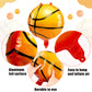 Durony 12 Pieces 18 Inches Basketball Balloons Aluminum Foil Balloons Sephere Mylar Basketball Balloons For Sports Theme Birthda