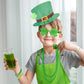 Zugm 50 Pcs St. Patricks Day Accessories, Dressing-Up St. Patricks Day Supplies Set With Green Shamrock Glasses, Shamrock Neckla