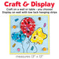 Creativity For Kids Sticky Wall Art: Balloons - Arts And Crafts For Kids Ages 3-4+, Toddler Learning Toys