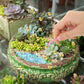 WOZADU 200 PCS Tiny Bee for Crafts Mini Resin Bee Dollhouse Miniatures Things Mini Animal for Fairy Garden Micro Landscaping Decoration