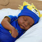 CHAREX Realistic Reborn Baby Dolls Black - 18 inch Newborn Baby African American, Soft Body Real Life Sleeping Baby Doll with Ac