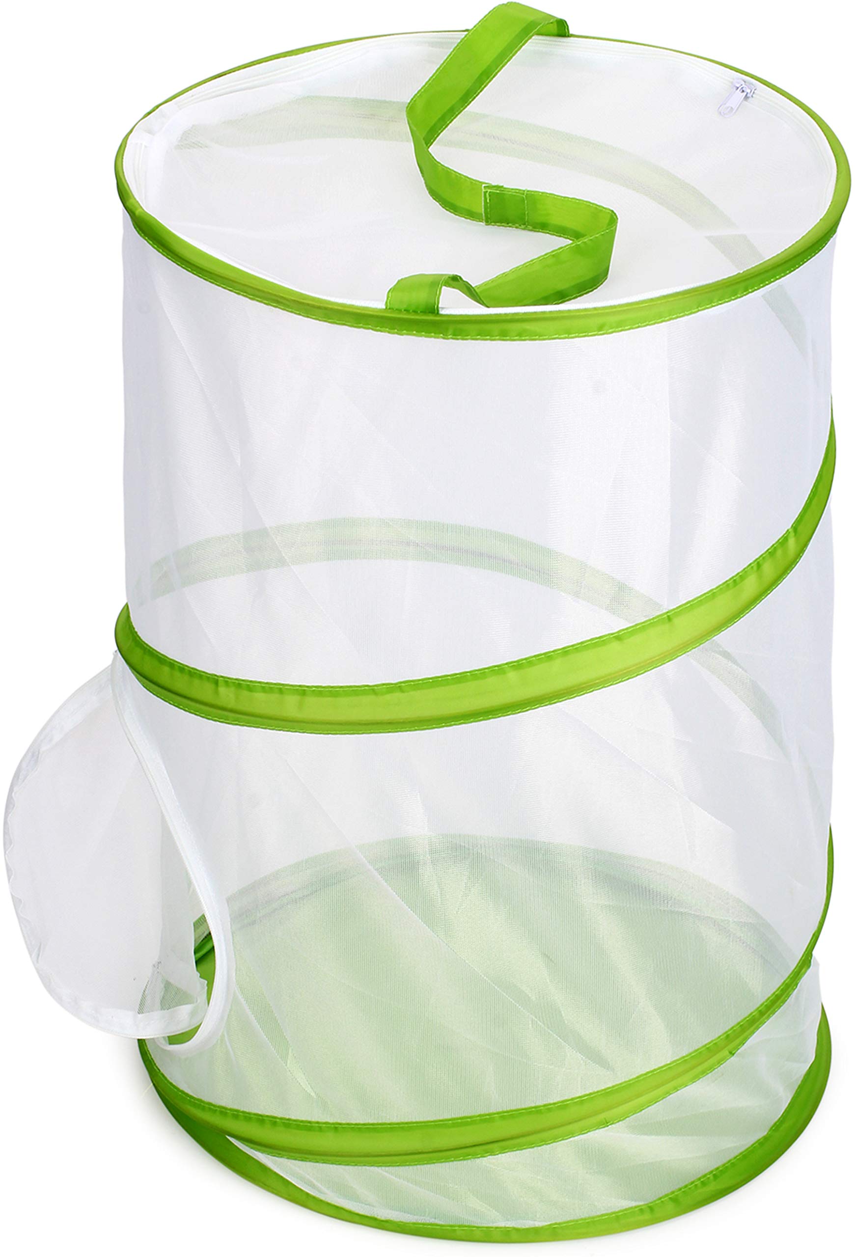 20 Large Butterfly Habitat, Giant Collapsible Insect Mesh Cage Terrarium Pop-Up 12 X 20 Tall
