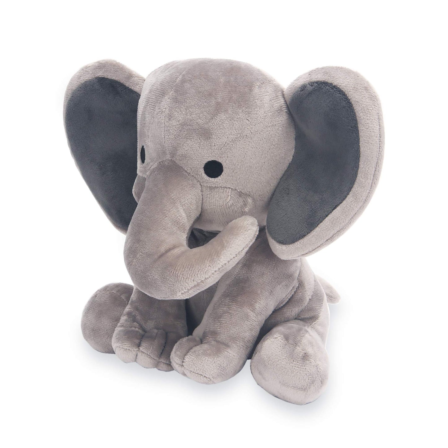 Bedtime Originals Choo Choo Express Plush Elephant - Humphrey, Grey, Polyester, 1 Count, Model 230043E
