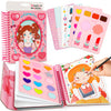 Roochkd Arts & Crafts Makeup Toy, Watercolor Painting Coloring Book Class Travel Activity Art Party Favors Birthday/Thank You/Exchange Gifts For Kids 3+, Gifts For New Year Valentine'S