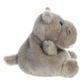 Aurora Adorable Palm Pals Hunk Hippo Stuffed Animal - Pocket-Sized Play - Collectable Fun - Grey 5 Inches