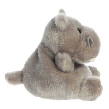 Aurora Adorable Palm Pals Hunk Hippo Stuffed Animal - Pocket-Sized Play - Collectable Fun - Grey 5 Inches