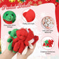 Blueweenly 24 Pcs Christmas Small Stuffed Bear 4.5 Inch Mini Plush Bear Stuffed Animal Keychains With Hat And Scarf For Christma