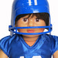 American Fashion World Blue Football Uniform 6pc Set for 18-Inch Dolls | Premium Polyester Material & Trendy Design