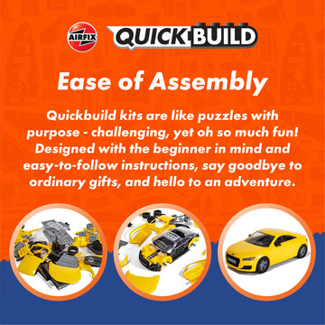 Airfix Quickbuild P-51D Mustang Airplane Brick Building Plastic Model Kit J6016