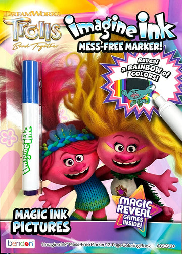 Dreamworks Trolls Coloring And Activity Books Bundle With Coloring Book, Activity Pack, Stickers, And More