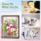 Suziko Large Flower Press Kit for Adults Kids, Flower Plant Preservation Kit Measures 10.8 x 6.9 inch Arts and Crafts for Adults