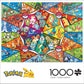 Buffalo Games Pokemon Stained Glass Starters 1000 Piece Jigsaw Puzzle - Large Multicolor - Challenging for Game Nights, Model 11833
