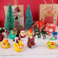 11Pcs Christmas Rubber Ducks, Bath Rubber Ducky Toys Cute Assorted Holiday Rubber Ducks For Christmas Holiday Celebrations Party