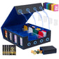 Tiff-K 3200+ Mtg Deck Box Commander,Deck Box Tcg Trading Card Storage Box With Window Dice Tray, Deck Box Mtg Storage Organizer