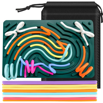 Sensory Activity Board, Silicone Sensory Fidget Toy For Kids, Adhd & Autism, Calming For Anxiety, Silent, No Mess, Sensory Toys