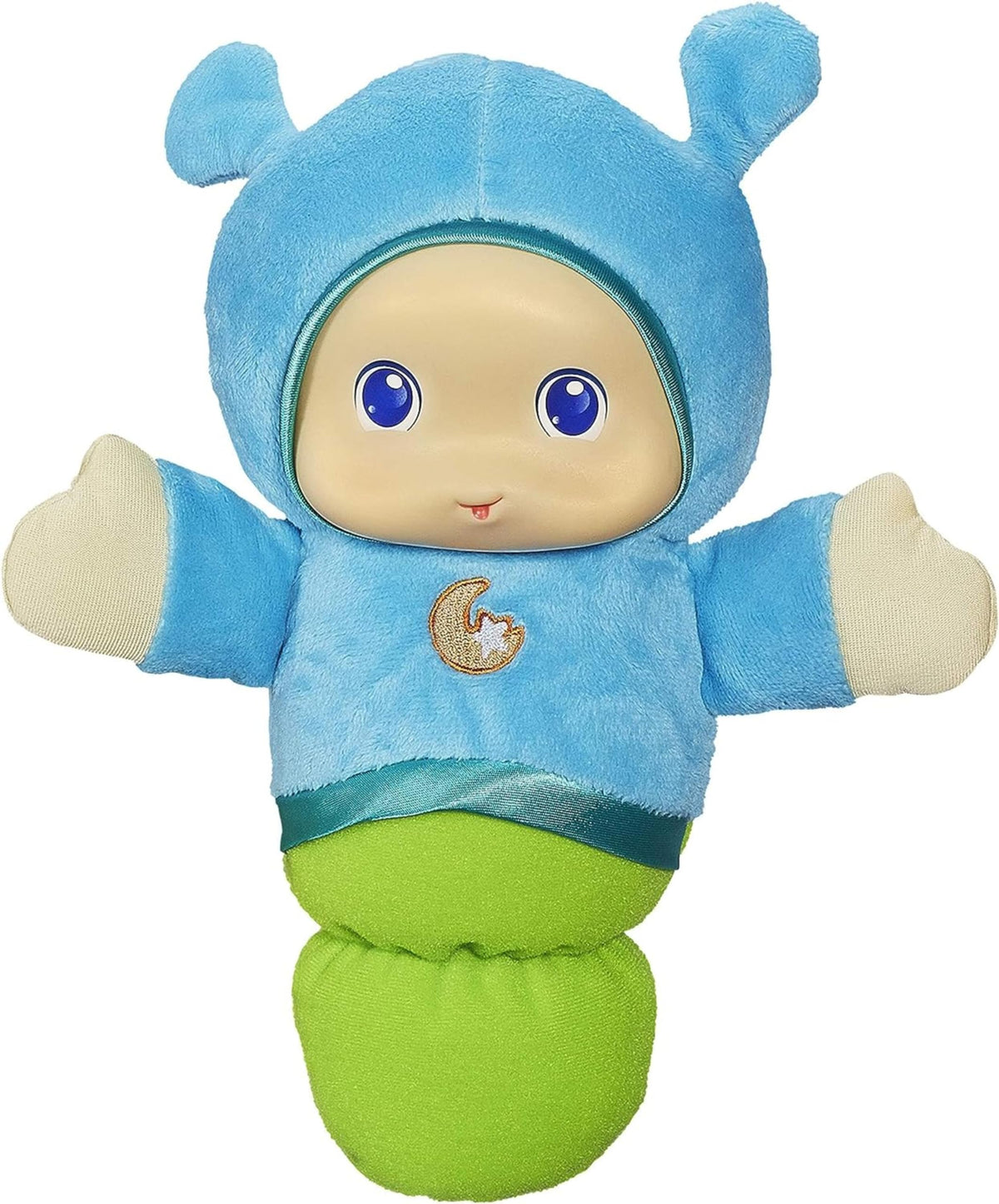 Playskool Blue Glo Worm Stuffed Lullaby Toy For Babies With Soothing Melodies