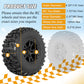 RC Station 12mm Hex RC Wheels and Tires 4PCS 1/10 Scale RC Short Course Truck Tires for 4x4 2WD Traxxas Slash Arrma Senton Tires