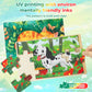 Nattork Wooden Puzzles For Kids Ages 4-8, 4-In-1 Wooden Jigsaw Puzzles In A Box (48 Pcs), Toddler Educational Toy Gift With Animals Cat Puzzles, Funny Puzzle Game For Kids Ages 3-5