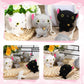 Zomiboo 9 Pcs Cat Stuffed Animals Bulk Mini Plush Cat Pig Stuffed Kitten Soft Doll Piggy Plush Toys Ornament For Diy Keychain Ha