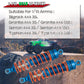 ARRCat 2PCS Rear Shocks Upgrade Parts for 1/10 Arrma Bigrock 4X4 Granite 4X4 Senton 4X4 Vorteks 4X4 Typhon 4X4 RC Truck,Full Alu