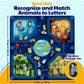 2 In 1 Animal Magnetic Alphabet Maze Board - Abc Learning Alphabet Games & Montessori Fine Motor Skills Toys For 3 4 5 Year Old Boys & Girls - Educational Letter Recognition Puzzle For Kids & Toddlers