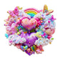 Valentines Day Gifts-Wooden Puzzles For Adults, Wooden Jigsaw Puzzles For Adults, Rainbow Cloud Unique Shaped Wood Puzzles Adult