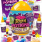 Girlzone Magic Potion Spellbinding Slime Kit, Create 6 Mystical Slime Potions, Make Glow In The Dark Slimes, Fun Gift Idea For Kids Birthdays