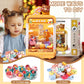 Aiqi Bear Kids Claw Machine, Mini Candy Vending Grabber, Prize Dispenser Toys For Girls And Boys, Electronic Claw Game Machine F